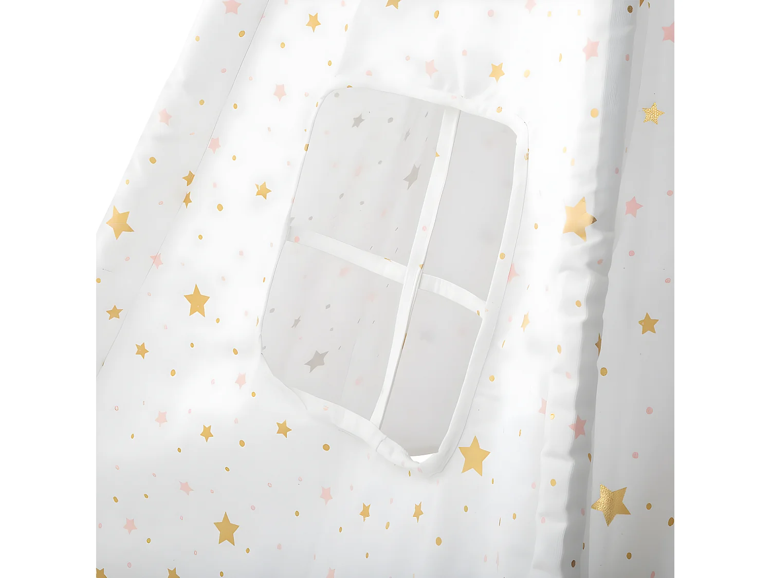 Tipi doré 5 pieds pour enfant - H160 cm