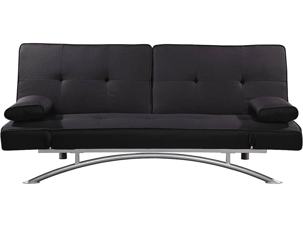 Canapé Clic clac "Marina" - 201 x 89 x 90 cm - 3 places - Noir