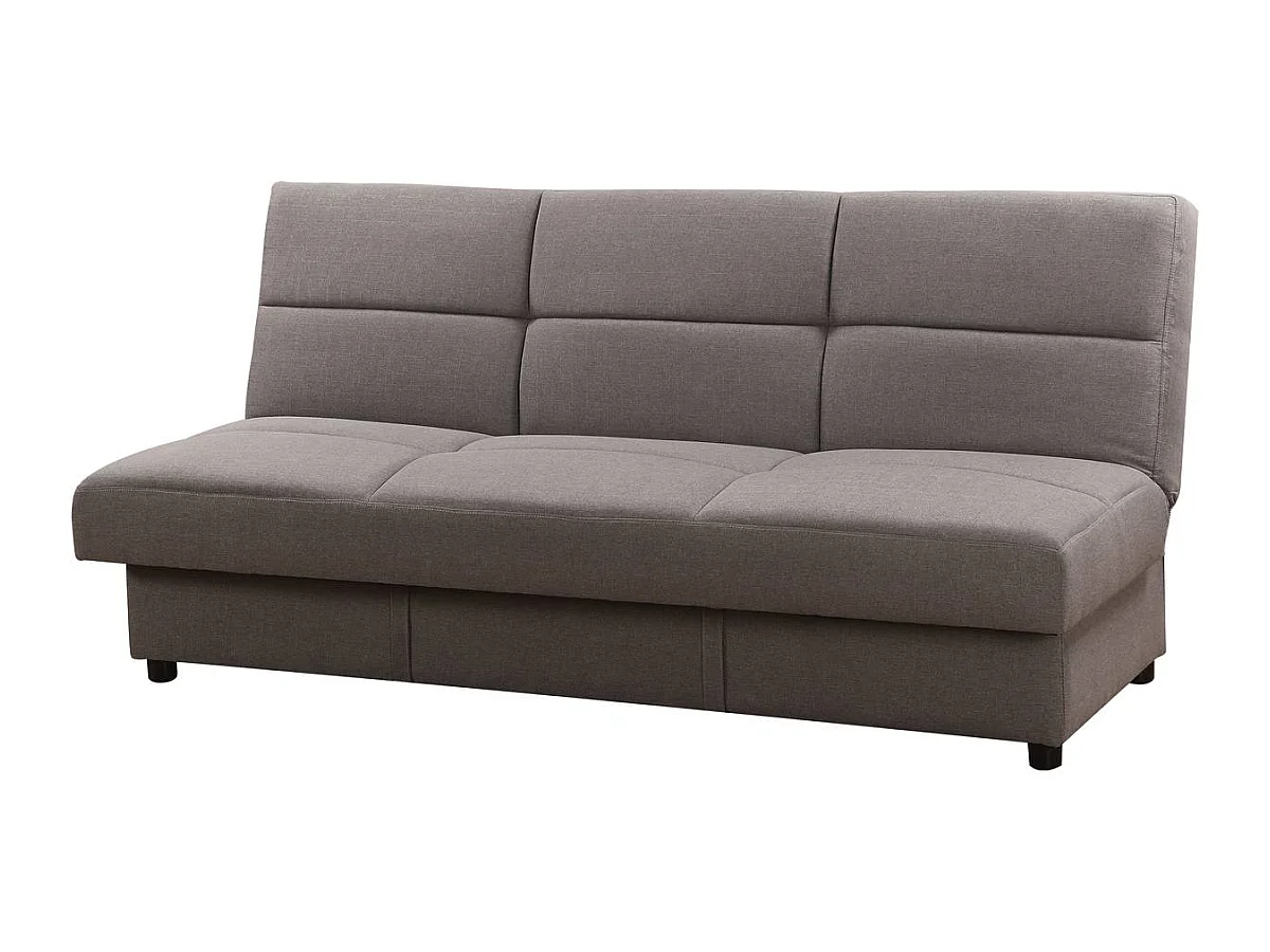 Canapé Clic-Clac "Enzo" - 185 x 84 x 85 cm - 3 places - Gris