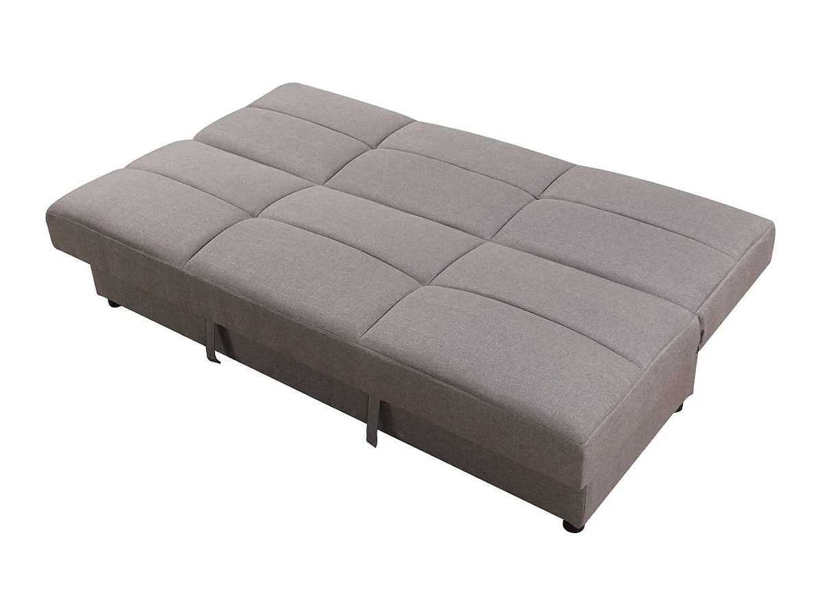 Canapé Clic-Clac "Enzo" - 185 x 84 x 85 cm - 3 places - Gris