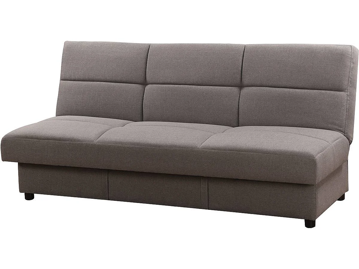 Canapé Clic-Clac "Enzo" - 185 x 84 x 85 cm - 3 places - Gris