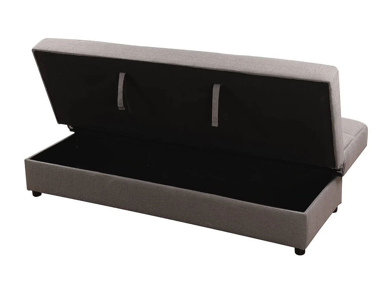 Canapé Clic-Clac "Enzo" - 185 x 84 x 85 cm - 3 places - Gris