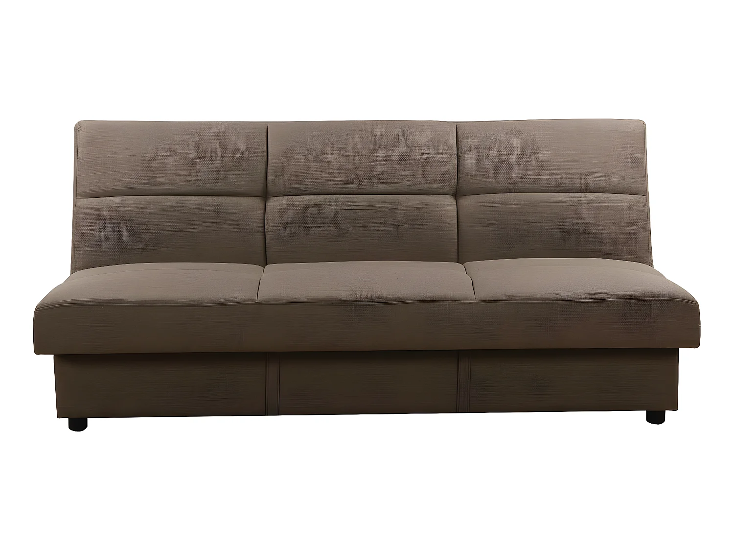 Canapé Clic-Clac "Enzo" - 185 x 84 x 85 cm - 3 places - Taupe
