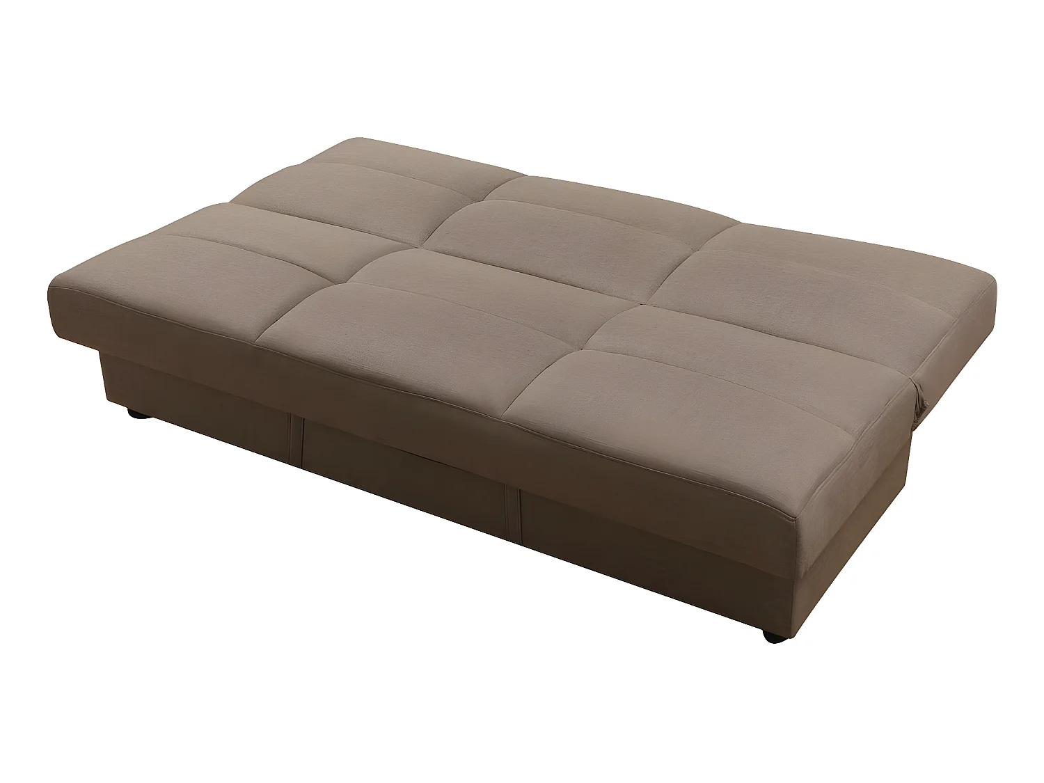 Canapé Clic-Clac "Enzo" - 185 x 84 x 85 cm - 3 places - Taupe