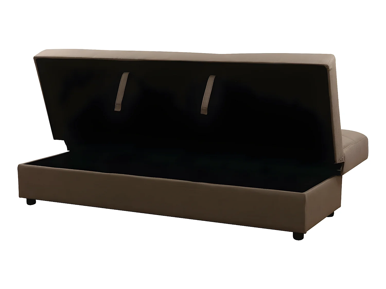 Canapé Clic-Clac "Enzo" - 185 x 84 x 85 cm - 3 places - Taupe