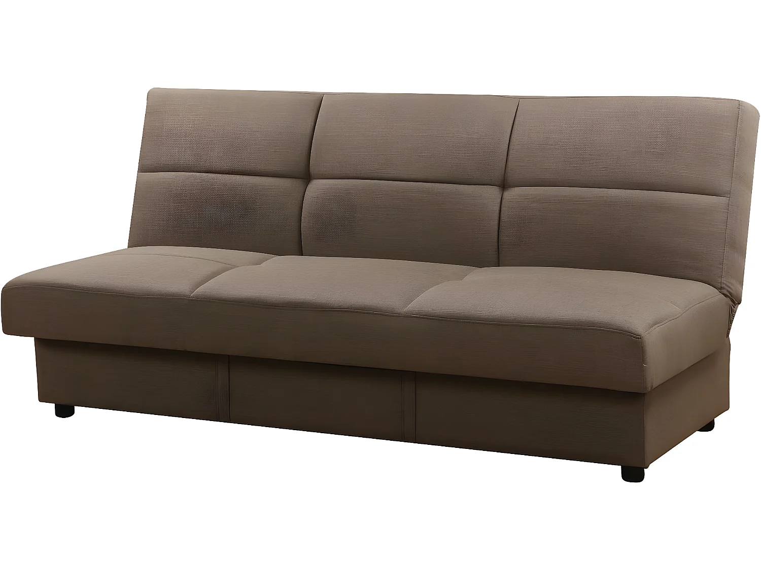 Canapé Clic-Clac "Enzo" - 185 x 84 x 85 cm - 3 places - Taupe