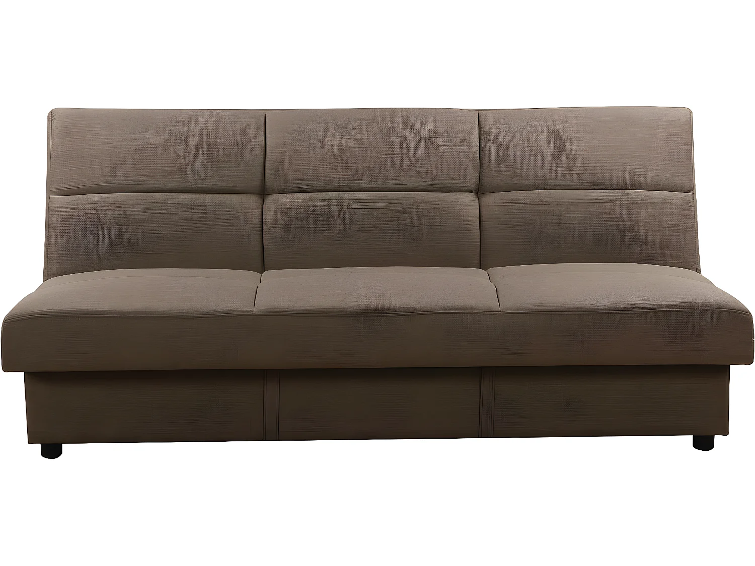 Canapé Clic-Clac "Enzo" - 185 x 84 x 85 cm - 3 places - Taupe