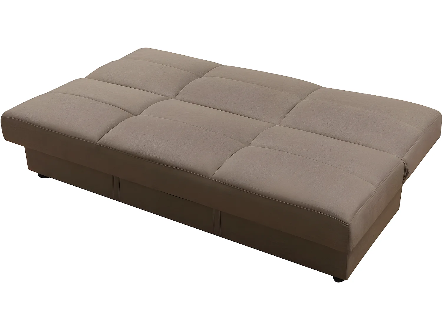 Canapé Clic-Clac "Enzo" - 185 x 84 x 85 cm - 3 places - Taupe