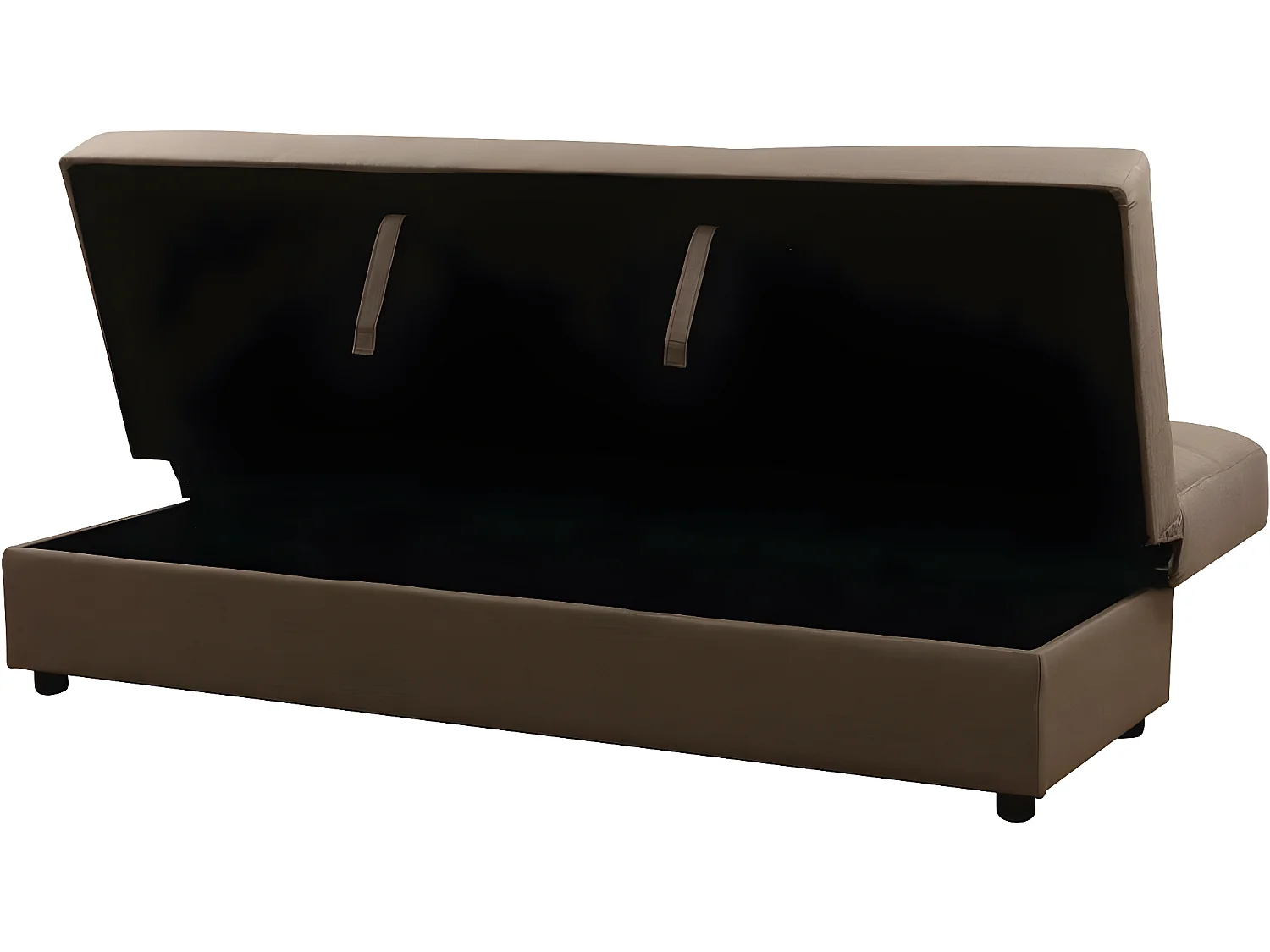 Canapé Clic-Clac "Enzo" - 185 x 84 x 85 cm - 3 places - Taupe