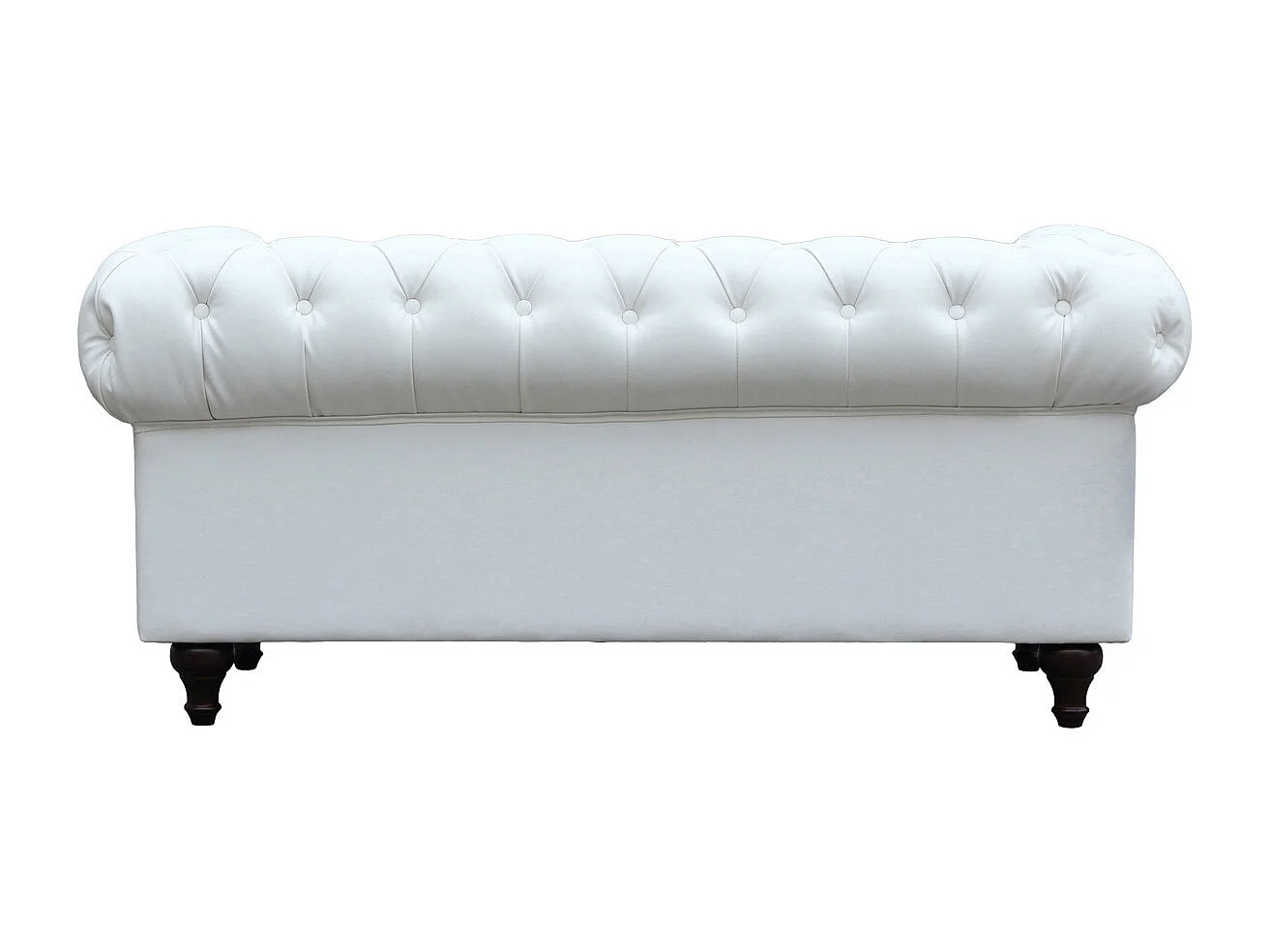 Sofá Chesterfield "Aliza"- 2 plazas - Blanco