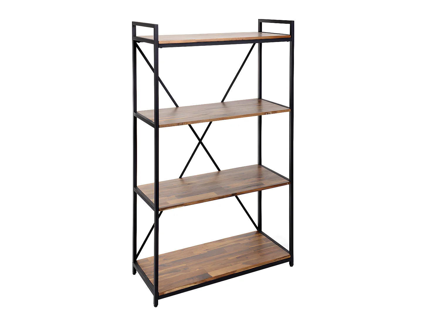 Etagère vintage Maelis, H141 x P30 x L90 cm