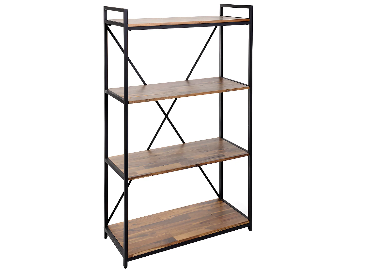 Etagère vintage Maelis, H141 x P30 x L90 cm