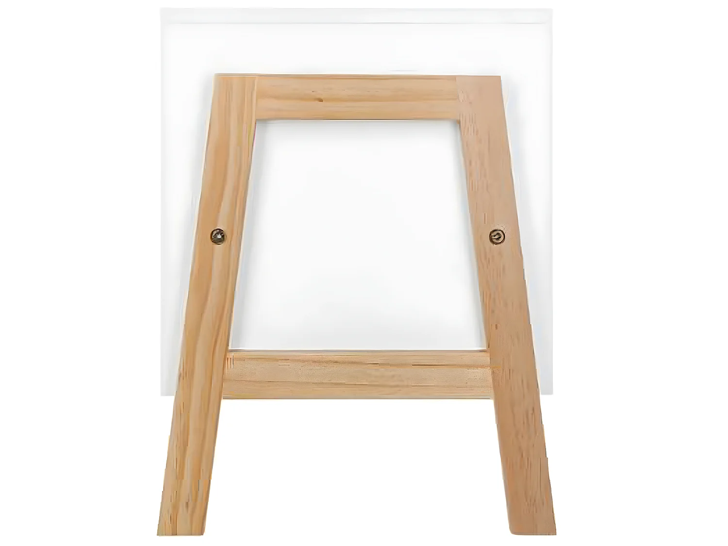 Casier de rangement pour enfant en MDF coloris blanc - Dim : L.33 x l.30 x H.40 cm