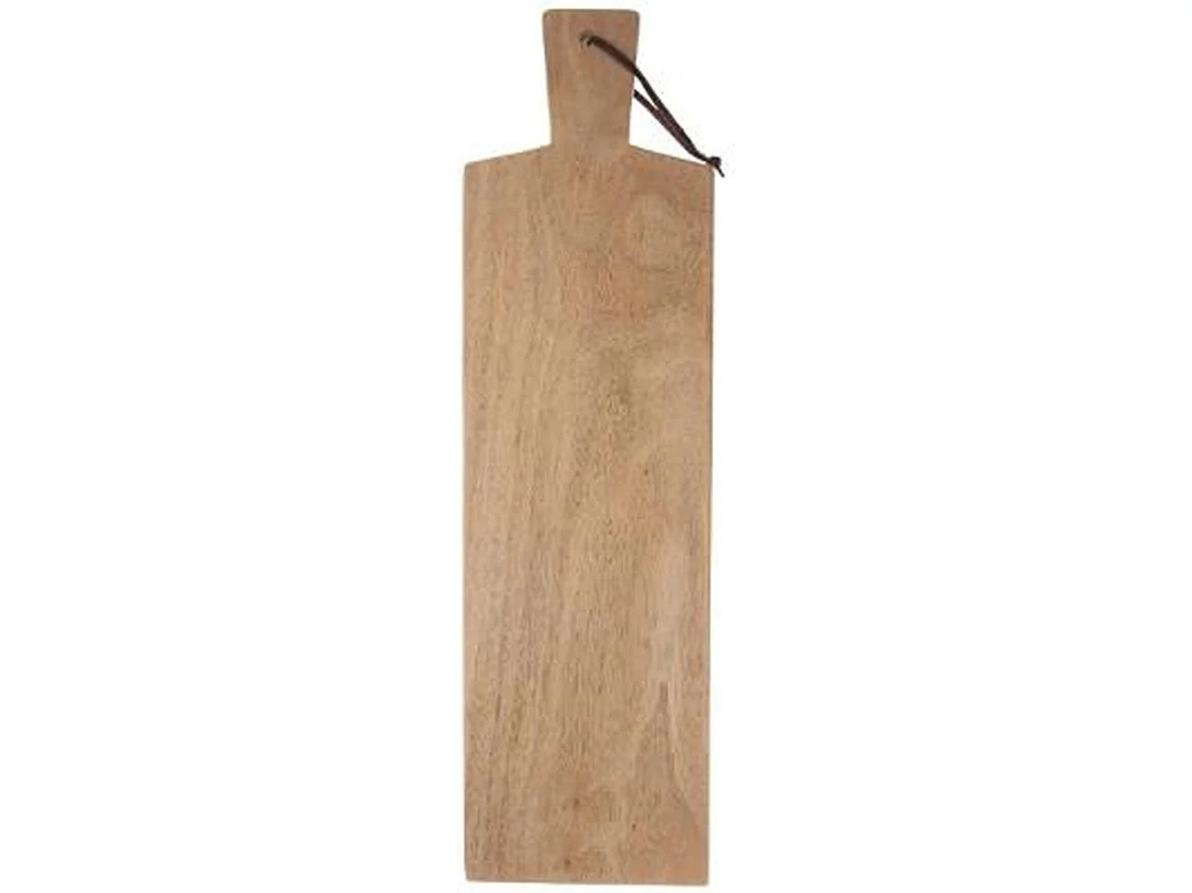 Planche à découper rectangle en bois avec poignée - L. 58 cm ; l. 16 cm ; h. 2.50 cm