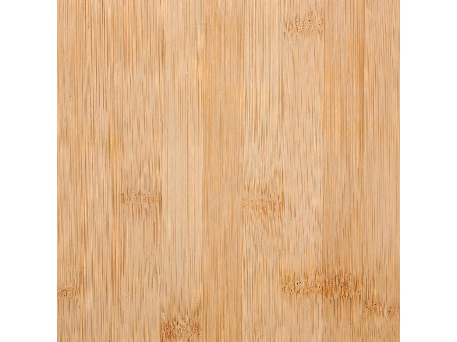 Planche à découper en bambou, coloris naturel - Dim : L.37 x l.37 x H.3.50cm