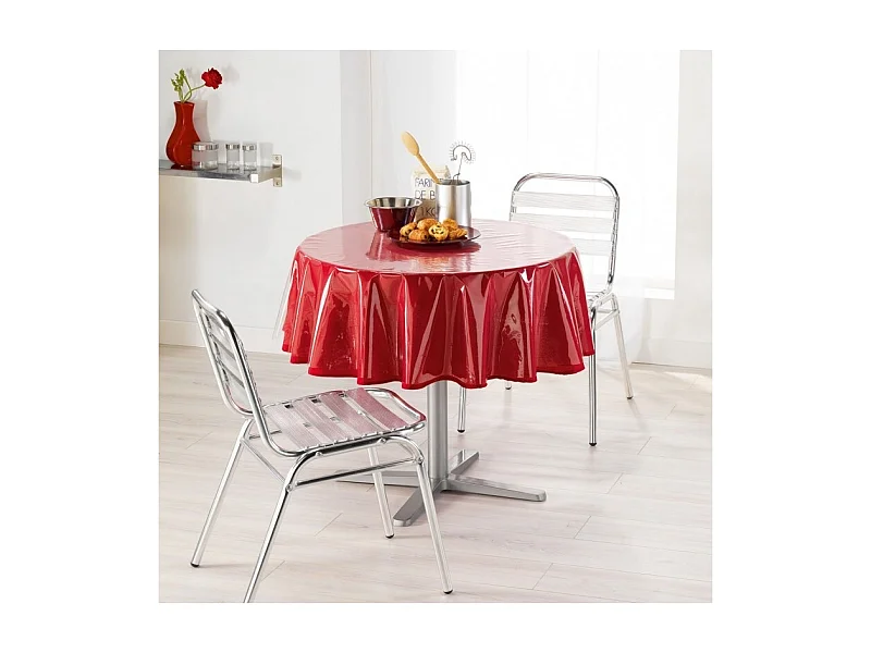 Toile Cirée de Protection "Cristal" 180cm Transparent