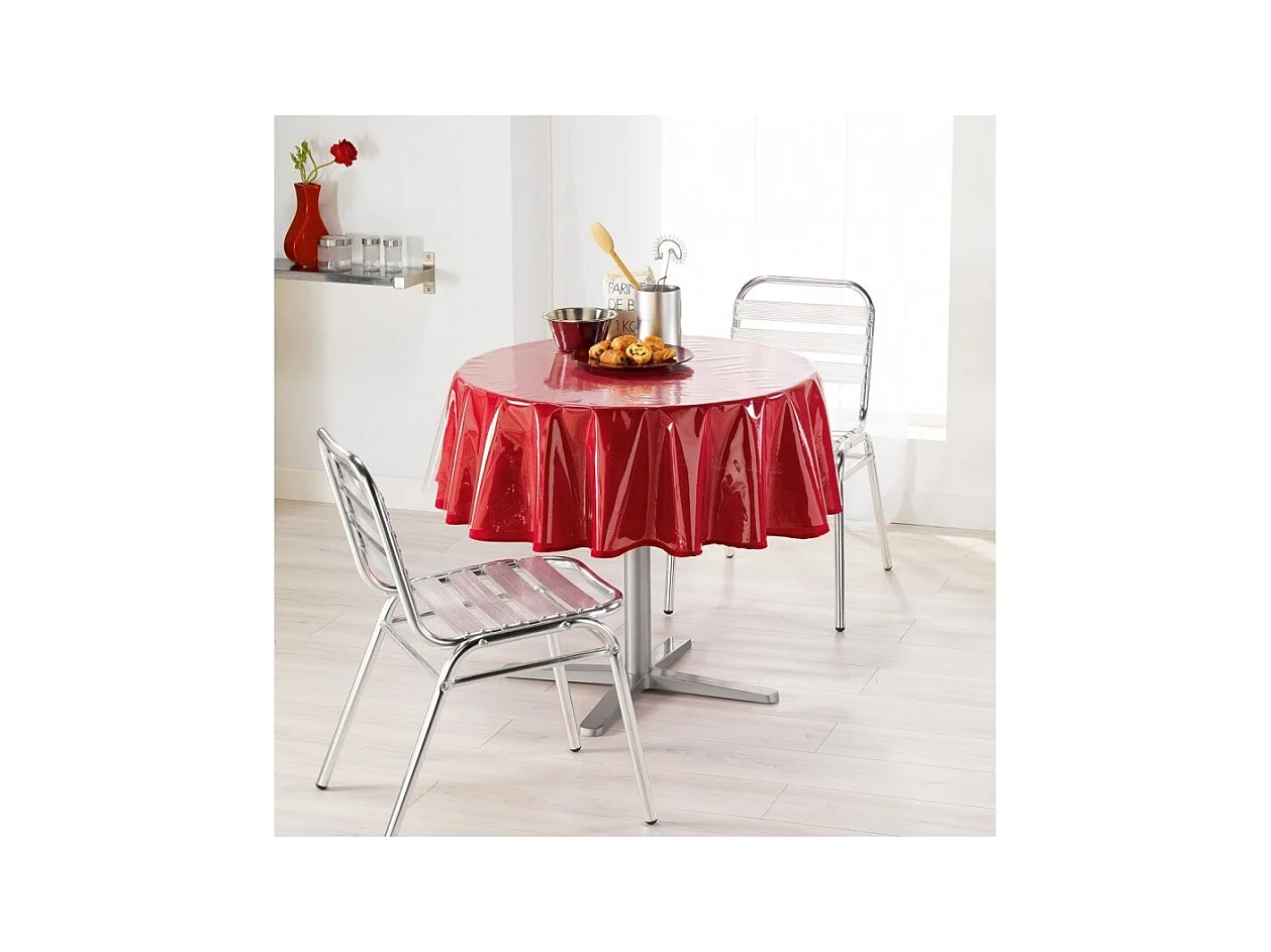 Toile Cirée de Protection "Cristal" 180cm Transparent