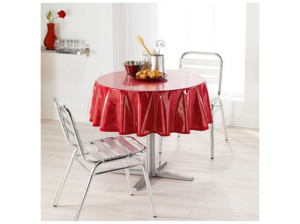 Toile Cirée de Protection "Cristal" 180cm Transparent