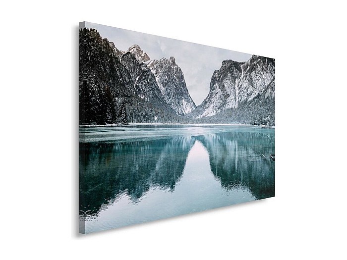 DECLINA Stampa Su Tela Paesaggio Baschi: Quadro Decorativo Da Parete, Stampa HD Su Tela 280gr, Con Telaio In Legno Di Pino, Made In France, 50x30cm