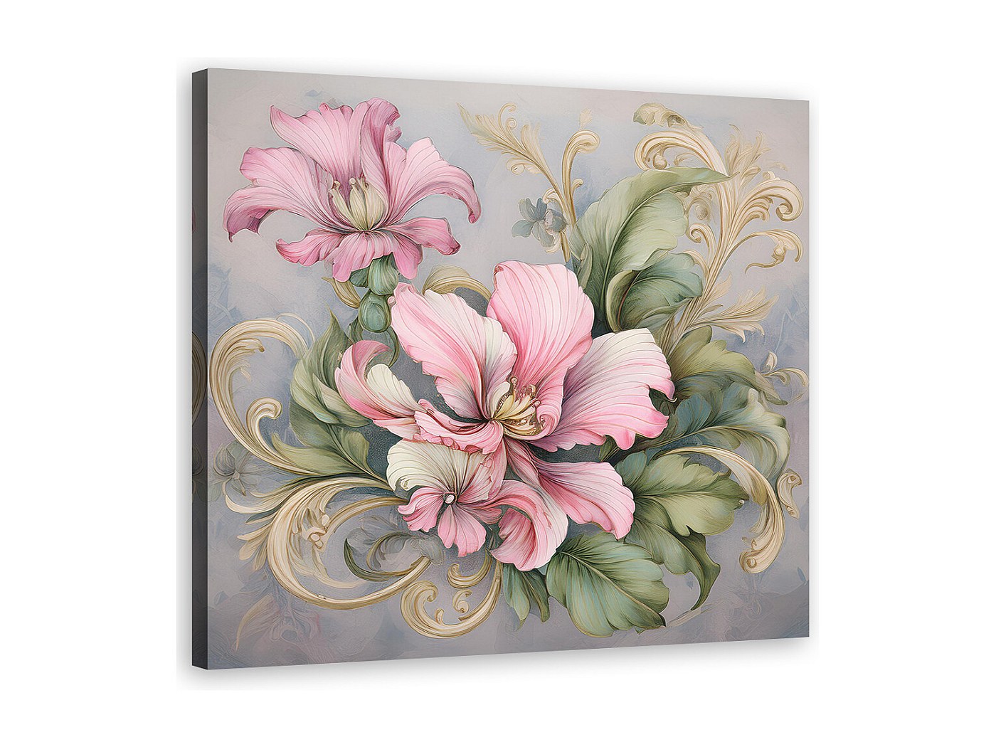 Cornice decorativa rettangolare in gesso Stile shabby chic Decoraz