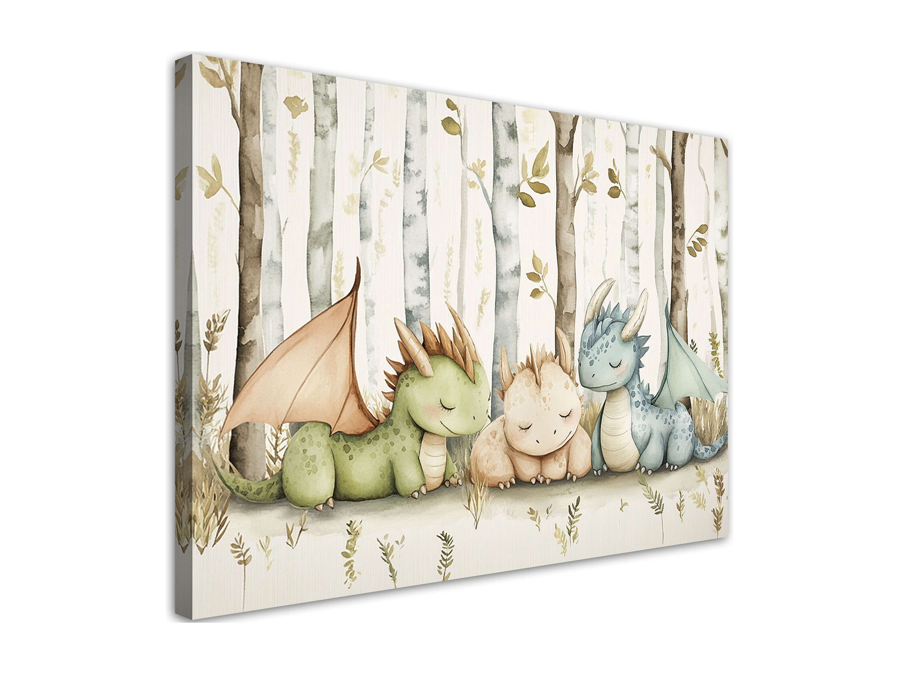 LISTNGBO Quadro Su Tela Per Cameretta Bambini – Decorazione Murale 30,5x38 Cm – Stampe Moderne Colorate, Pronte Da Appendere