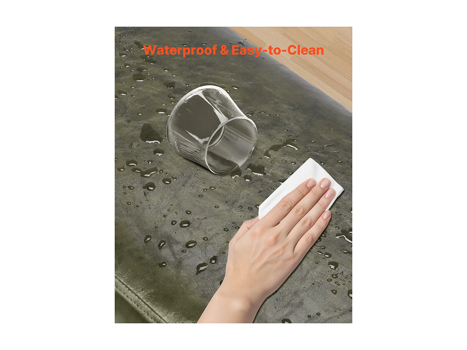 Banc Bout de Lit Succebuy Banc en Cuir PU 110 x 40 x 43 cm, Bout de Lit avec Pieds Métalliques, Banquette Moderne pour Chambre, Entrée, Salon, Salle à Manger, Vert