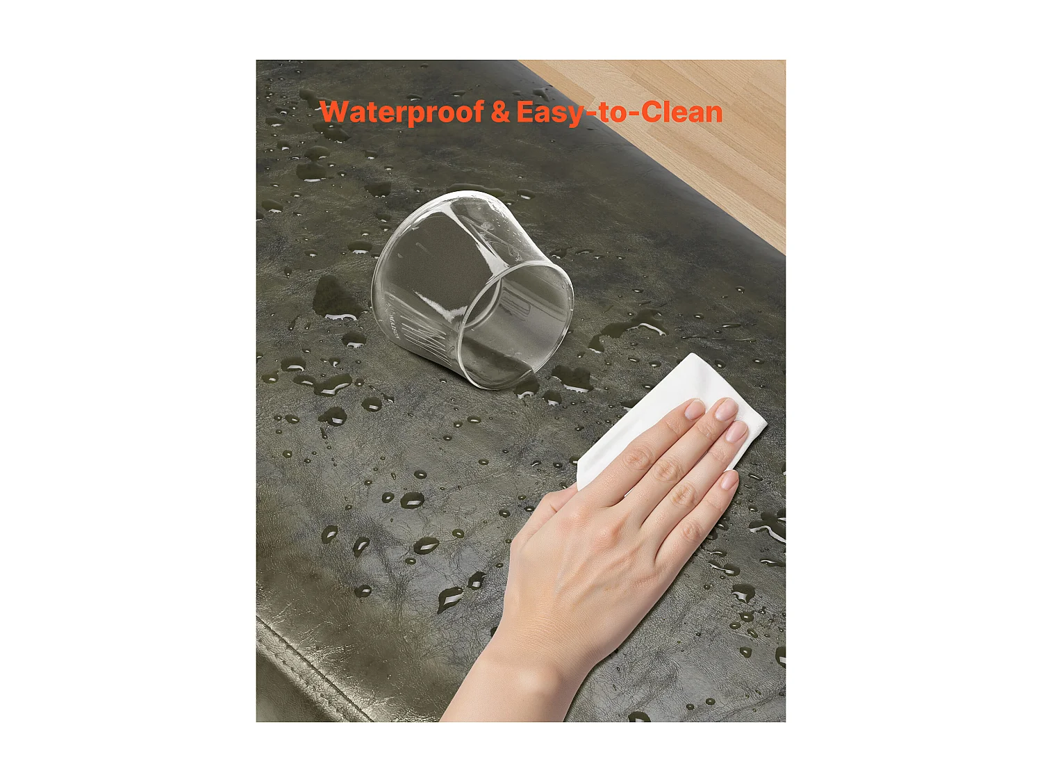 Bettbank Succebuy 120 cm PU-Leder-Sitztruhe mit Stauraum und Metallbeinen, Moderne Bank für Schlafzimmer, Eingangsbereich, Wohnzimmer, Esszimmer und Flur, Grün