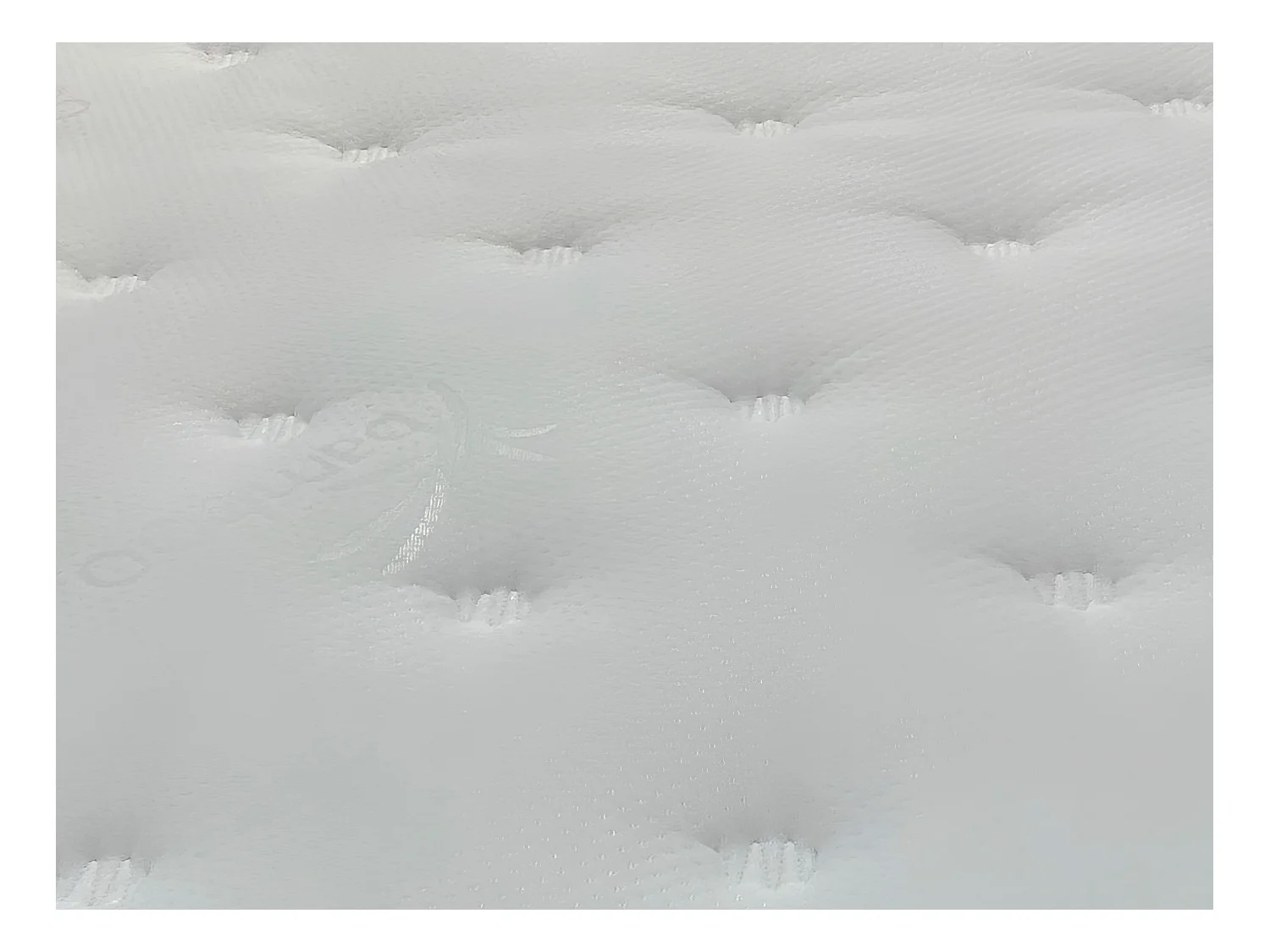 Set 180 x 200 cm rete letto imbottita + materasso a molle insacchettate 7 zone con topper integrato e rivestimento in bambù sp.26cm - MIREZA di NATUREA