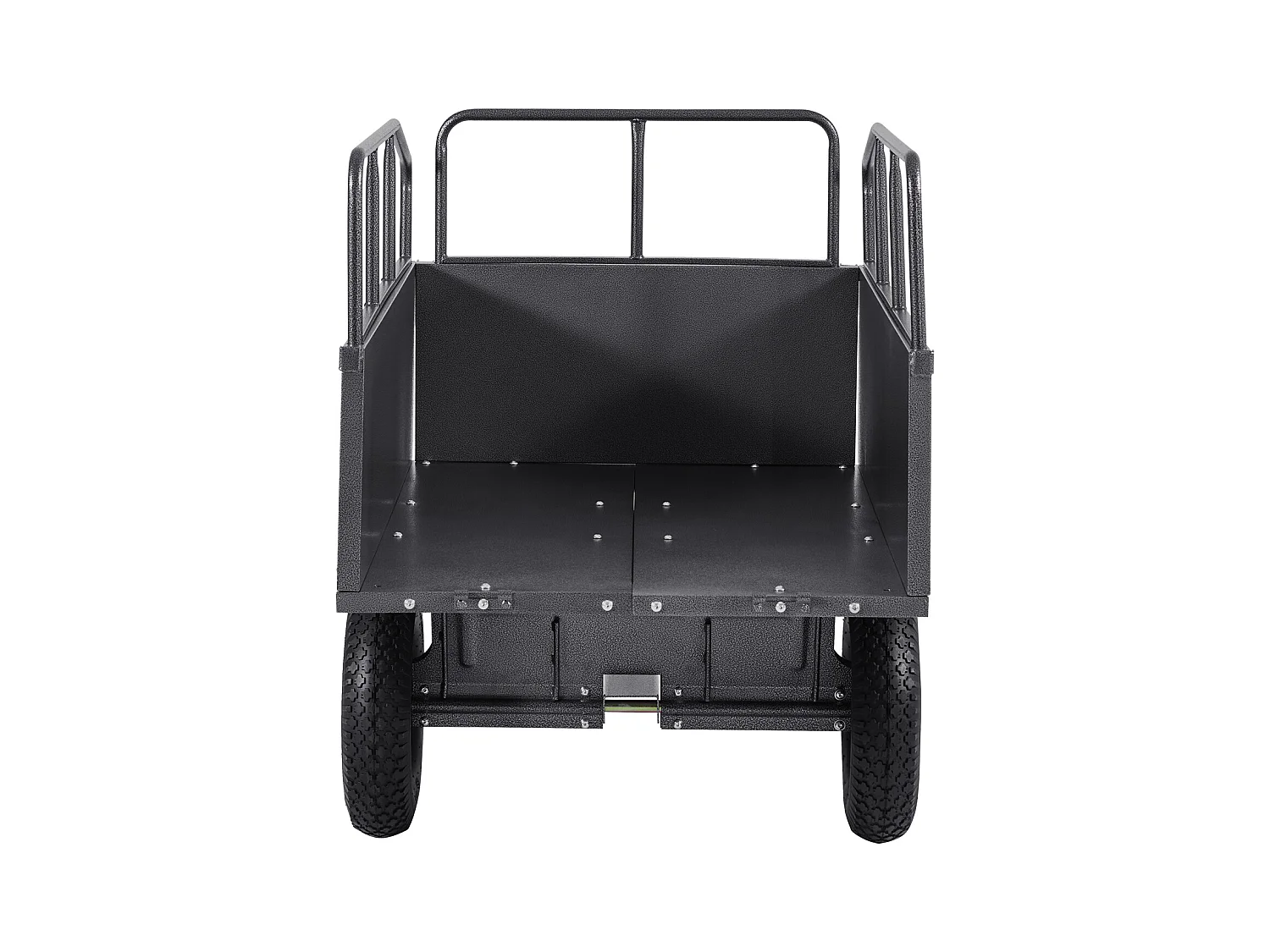 Kippanhänger SucceBuy 481 L, Ideal für Rasentraktoren und Gartengeräte, Tragfähigkeit 272 kg, Robuste Stahlkonstruktion