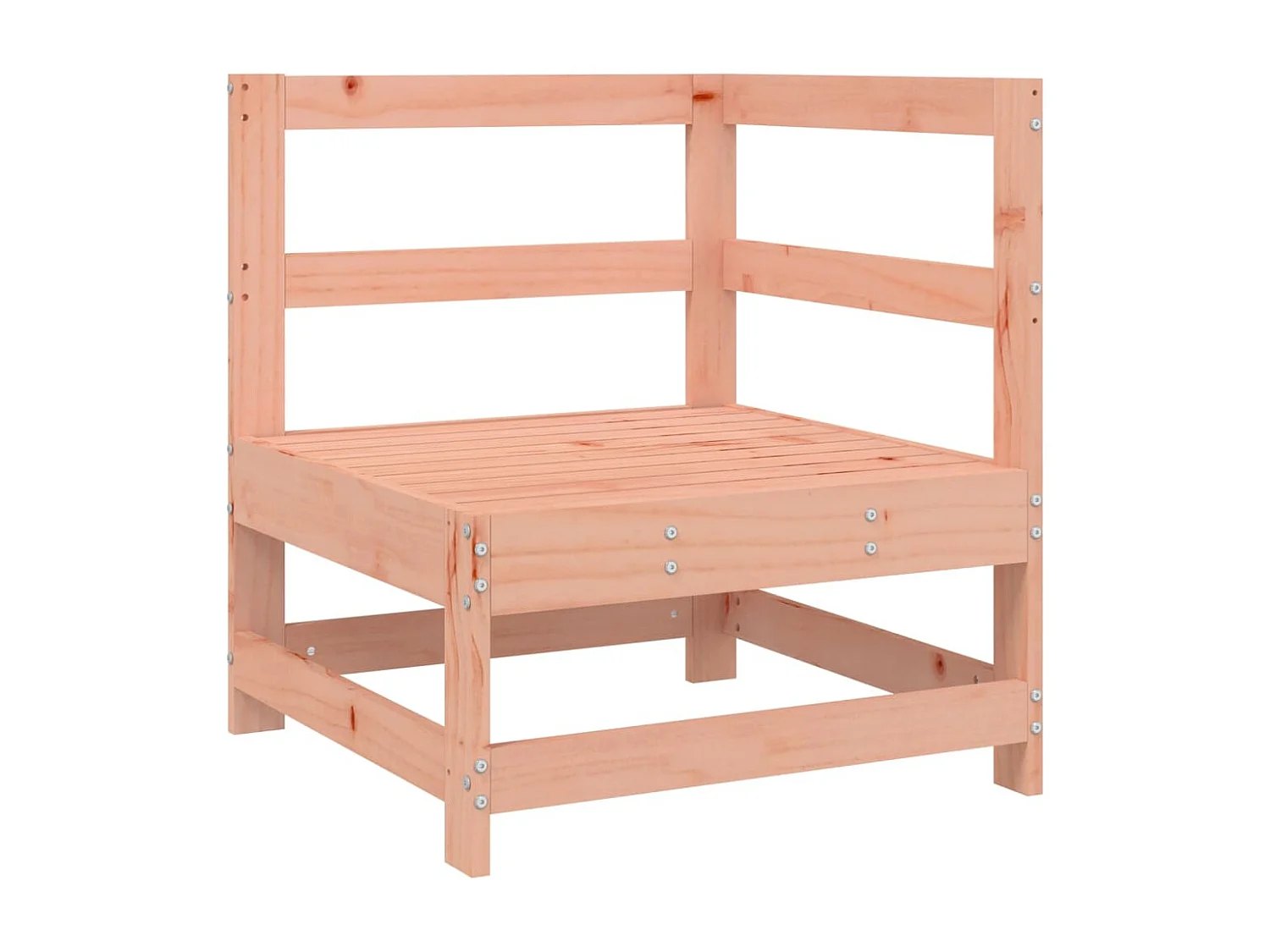 Set Divani da Giardino 10 pz in Legno Massello Abete Douglas