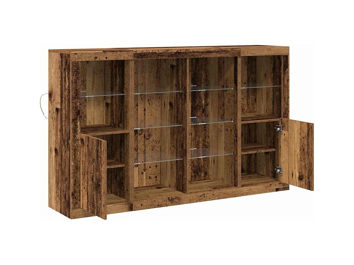 Buffet Bois ancien 163 x 37 x 100 cm Bois d'ingénierie