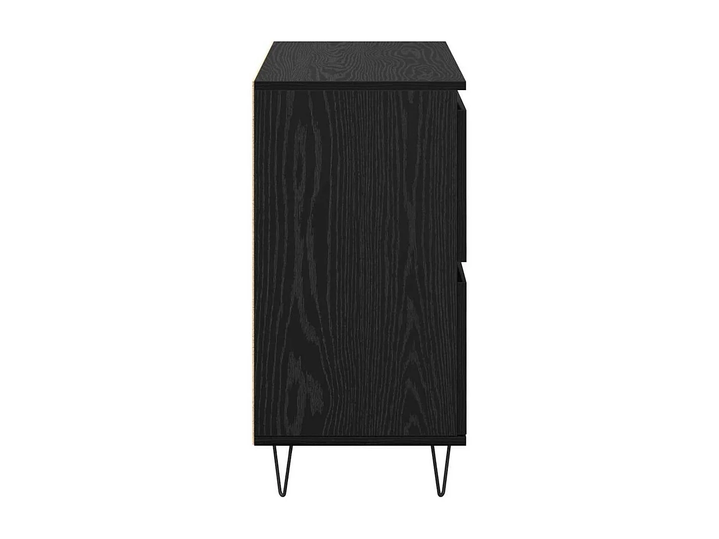 Buffet Noir 60 x 35 x 70 cm Bois d'ingénierie