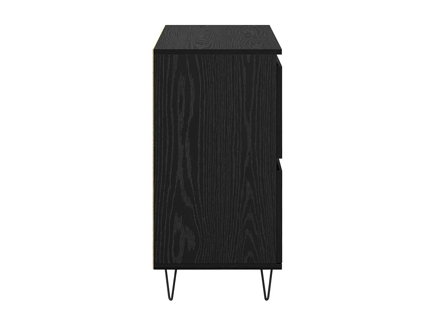Buffet Noir 60 x 35 x 70 cm Bois d'ingénierie