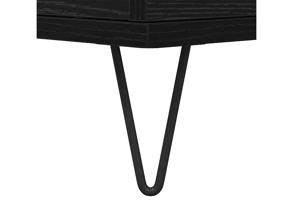 Buffet Preto 60 x 35 x 70 cm Madeira processada