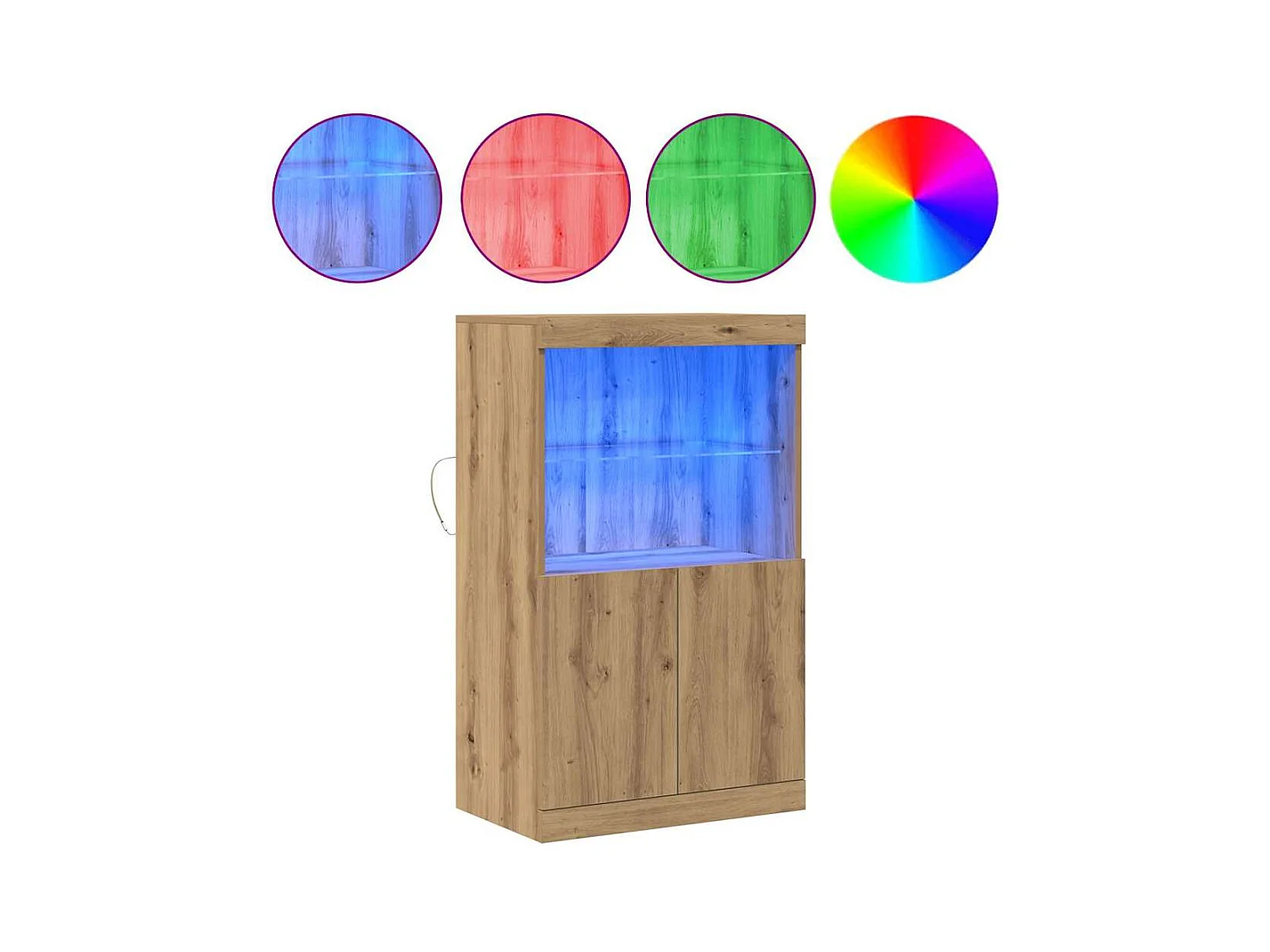 Buffet Marron 60 x 37 x 100 cm Bois d'ingénierie