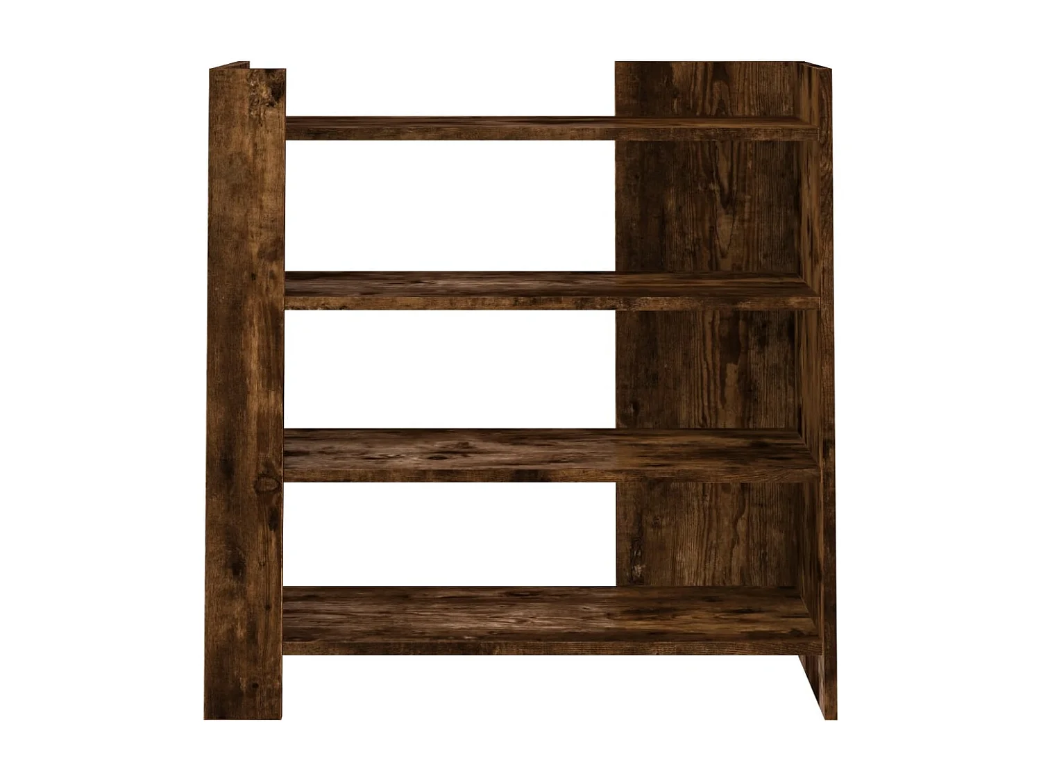 Buffet chêne fumé 73,5x35x75 cm bois d'ingénierie