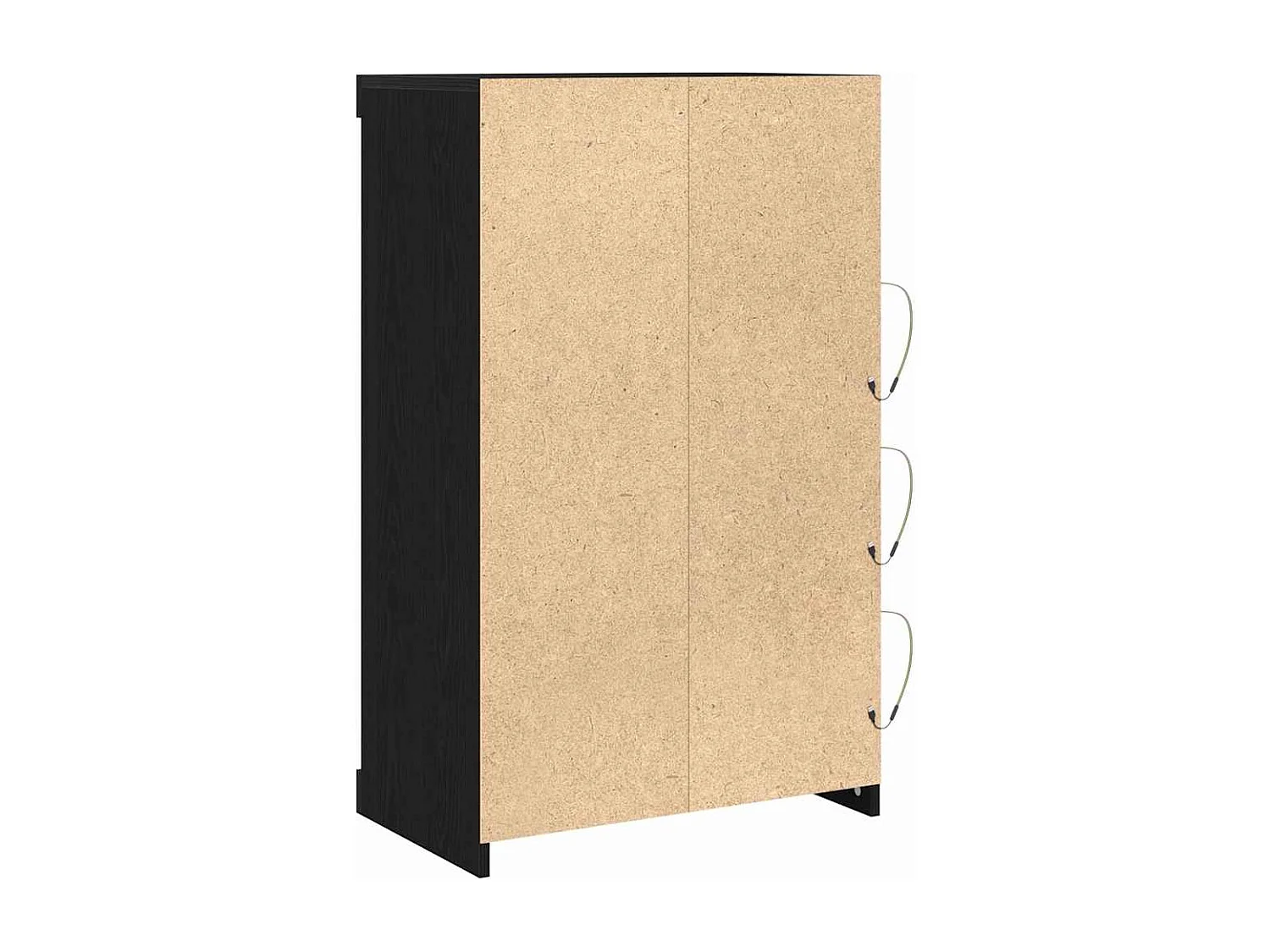 Buffet Chêne noir 60,5 x 37 x 100 cm Bois d'ingénierie