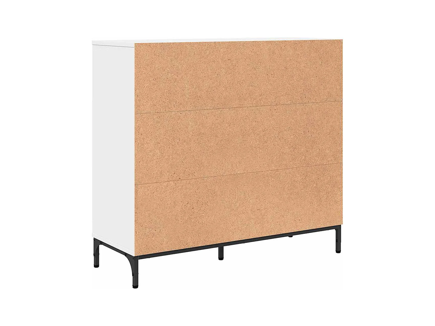 Buffet avec tiroir Blanc 89,5 x 33 x 82 cm Bois d'ingénierie