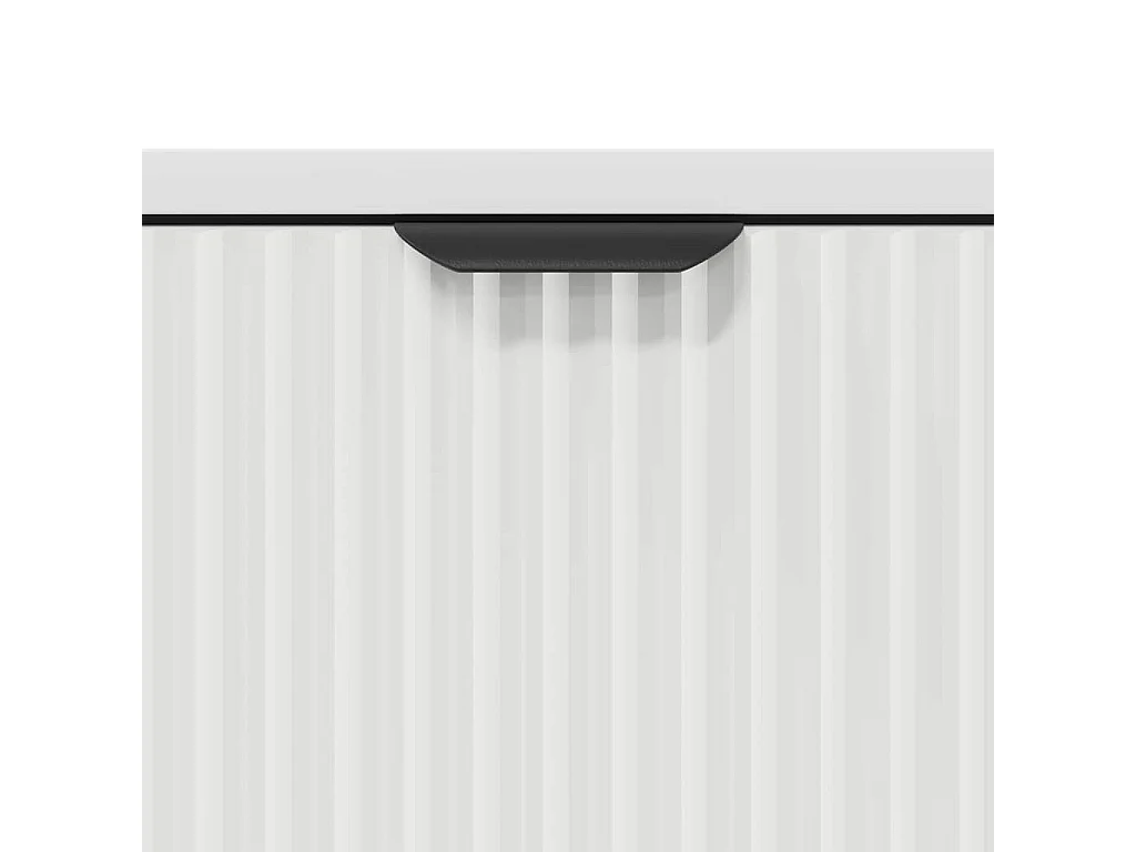 Buffet avec tiroir Blanc 89,5 x 33 x 82 cm Bois d'ingénierie