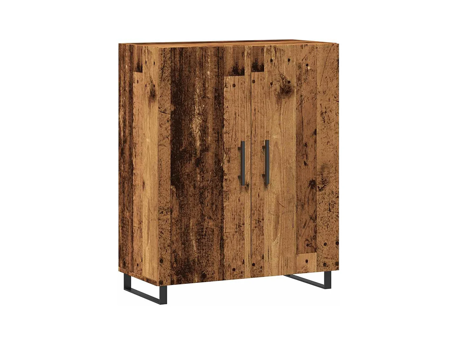 Buffet vieux bois 69,5x34x90 cm bois d'ingénierie
