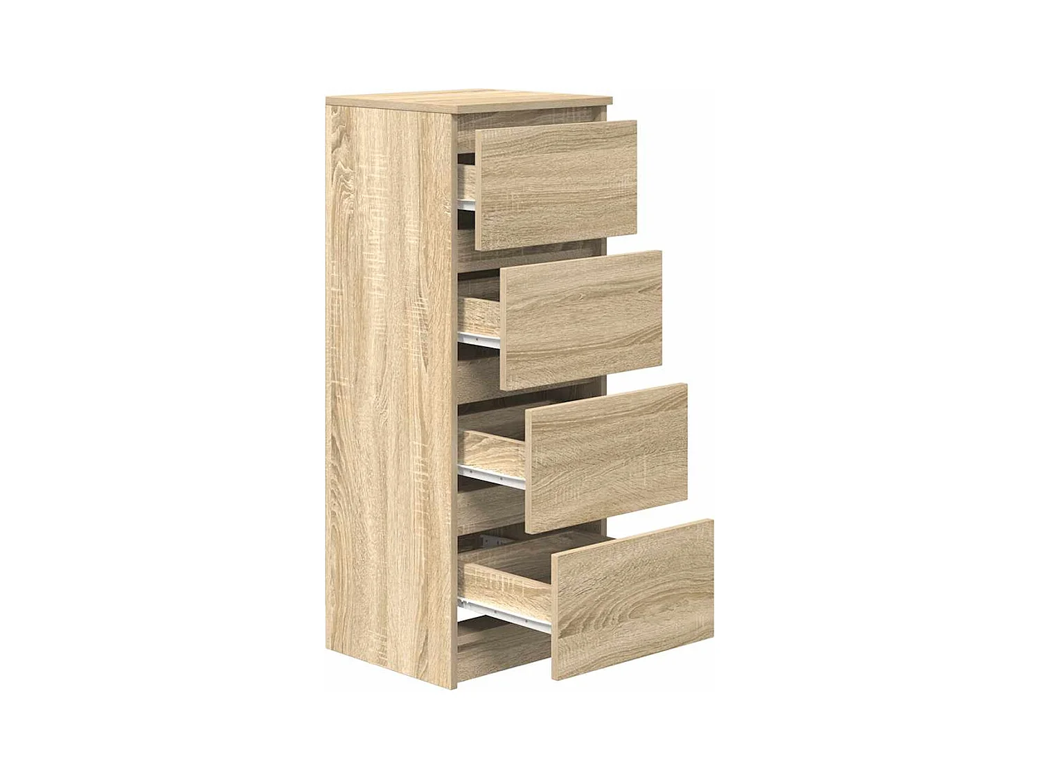 Buffet chêne sonoma 37,5x35x99 cm bois d'ingénierie