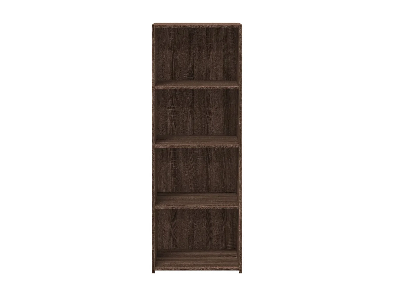 Buffet haut chêne marron 45x41x124 cm bois d'ingénierie