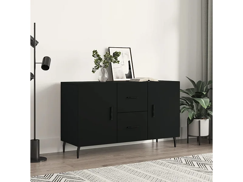 Aparador 100x36x60 cm derivados de madeira preto