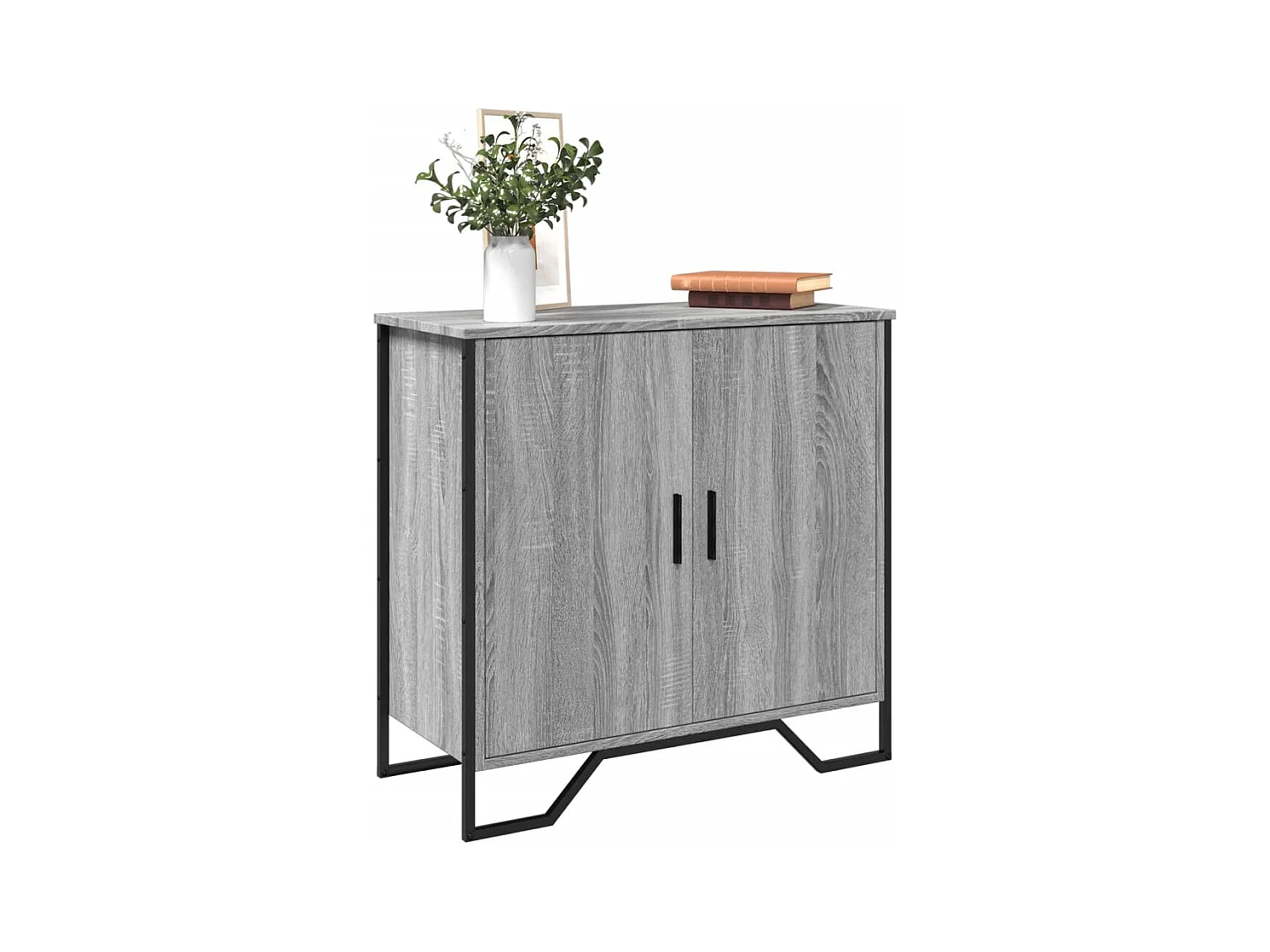 Buffet sonoma gris 78x35,5x74,5 cm Bois d'ingénierie
