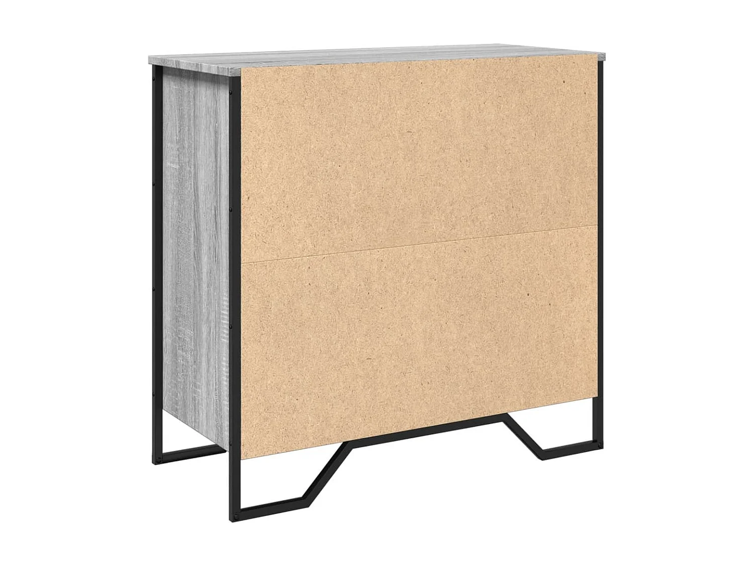 Buffet sonoma gris 78x35,5x74,5 cm Bois d'ingénierie