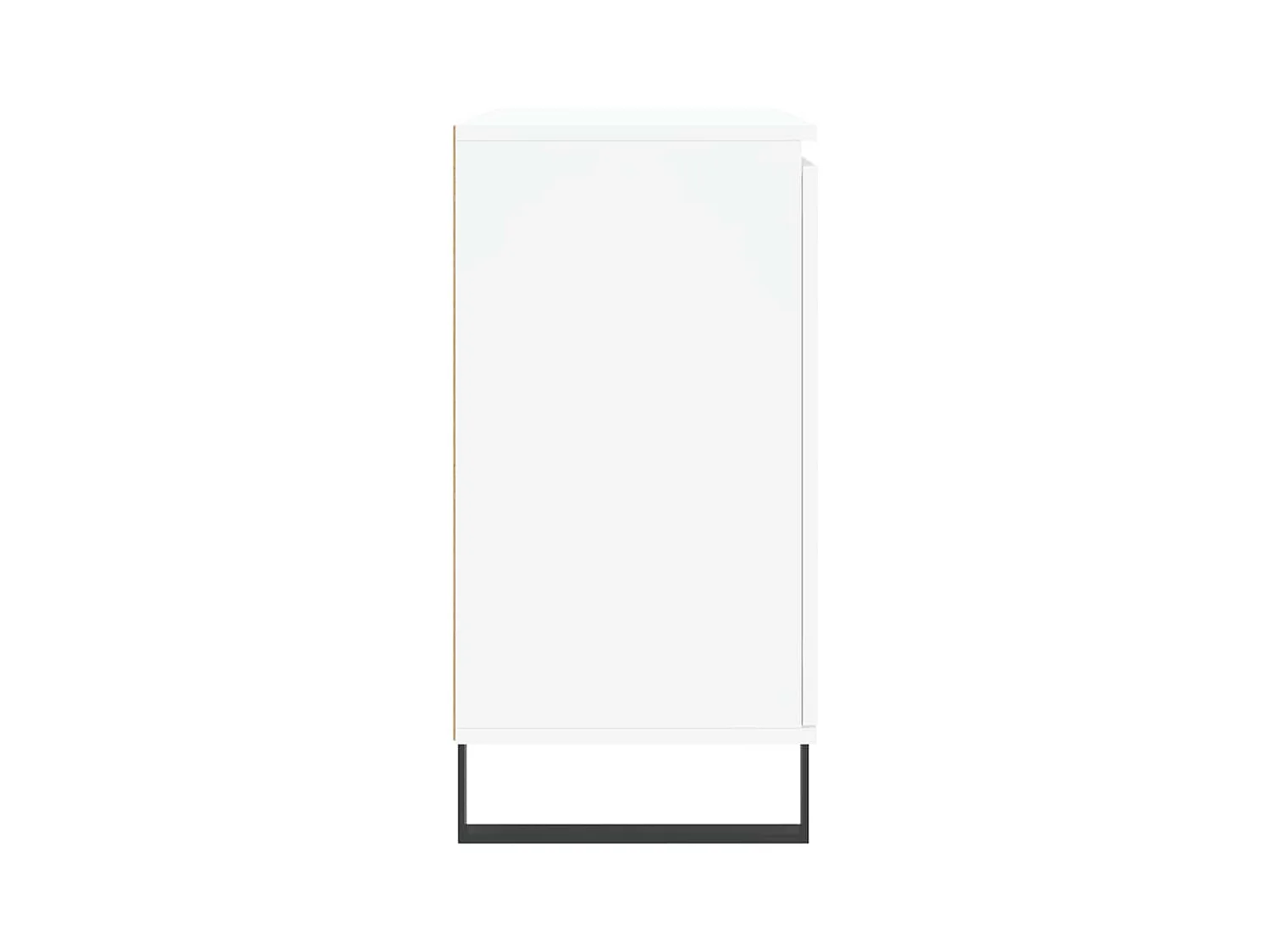 Buffet blanc 101,5x35x70 cm bois d'ingénierie