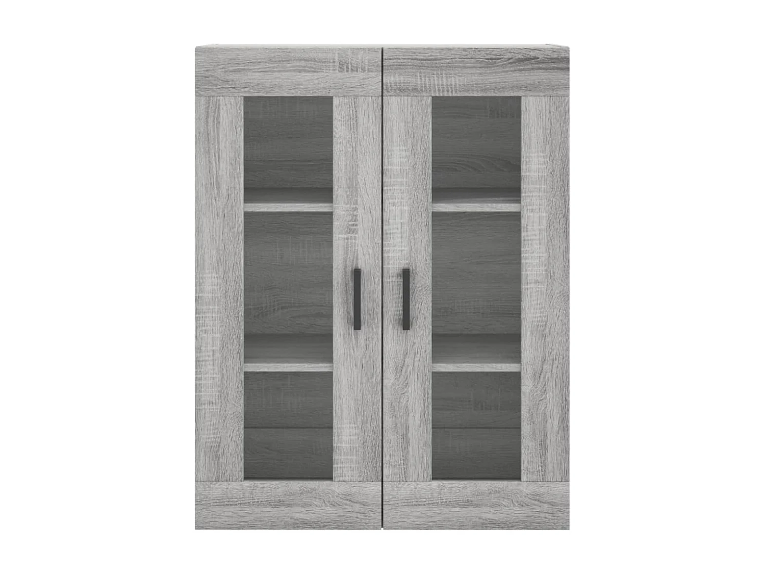Buffet haut Sonoma gris 69,5x34x180 cm Bois d'ingénierie