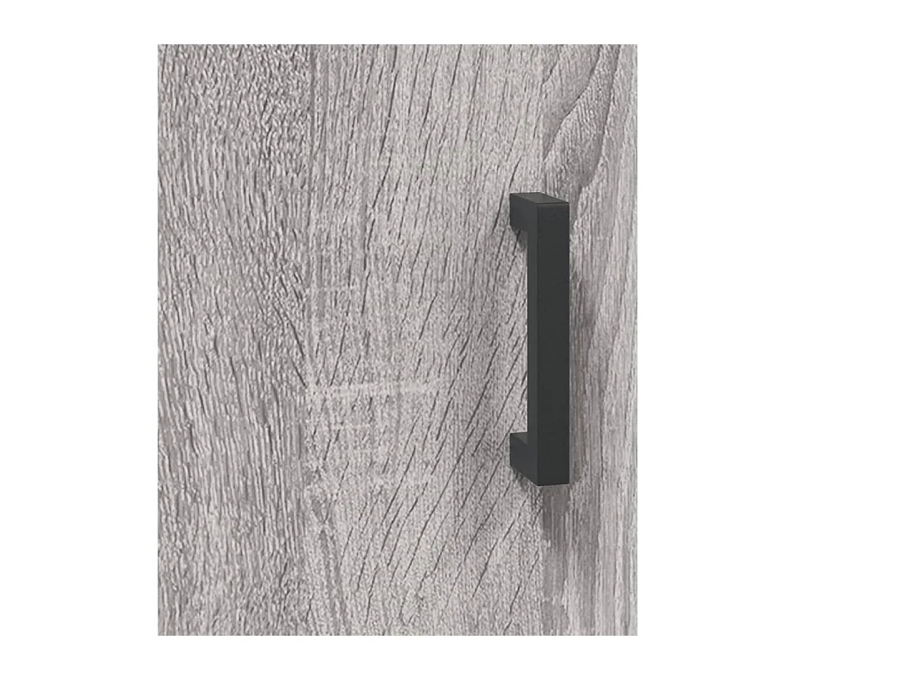 Buffet haut Sonoma gris 69,5x34x180 cm Bois d'ingénierie