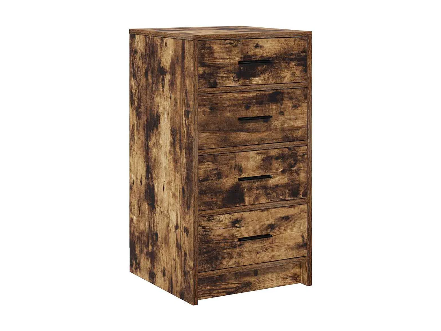 Buffet avec tiroir Chêne fumé 40 x 41 x 75 cm Bois d'ingénierie