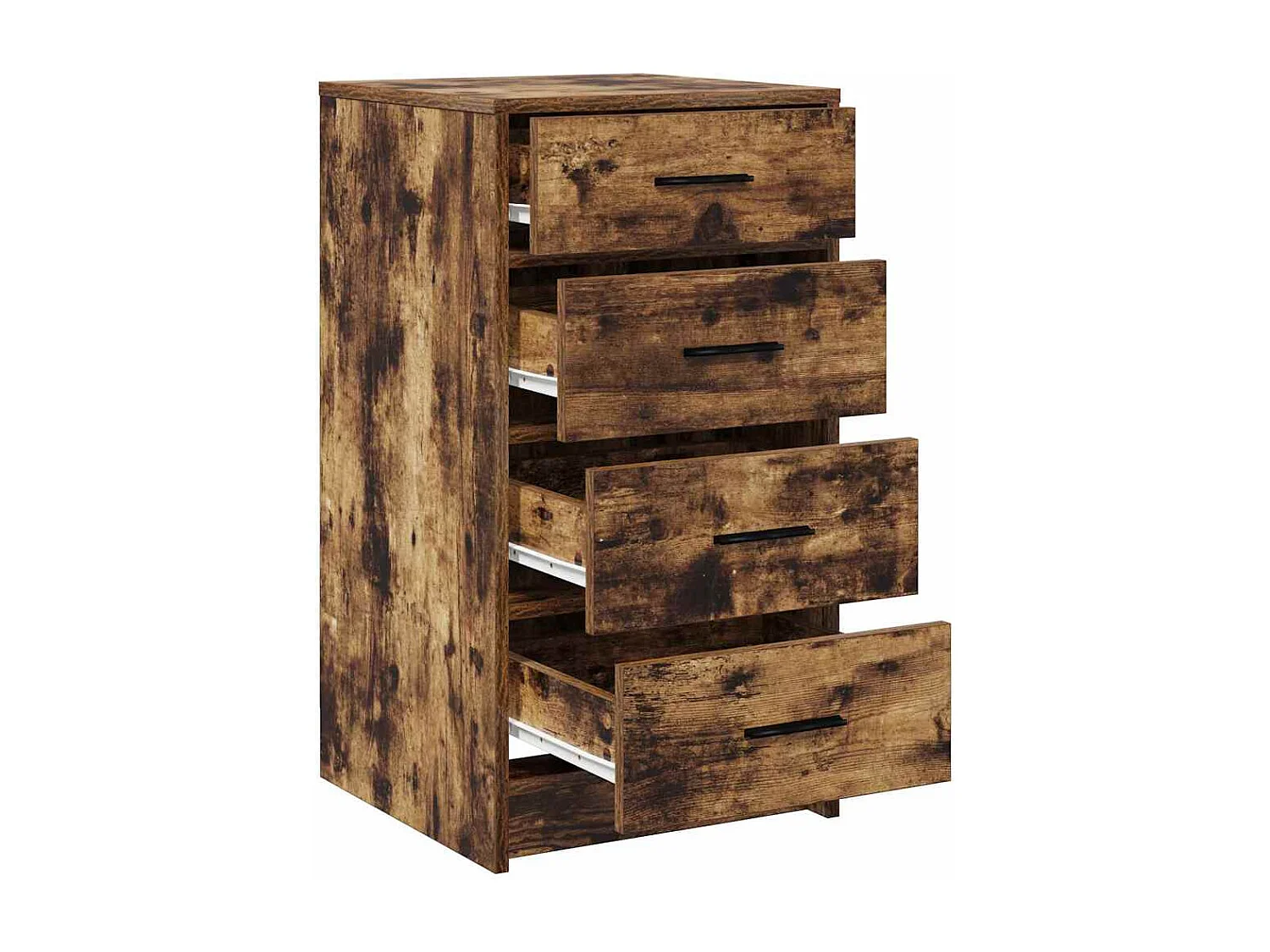 Buffet avec tiroir Chêne fumé 40 x 41 x 75 cm Bois d'ingénierie